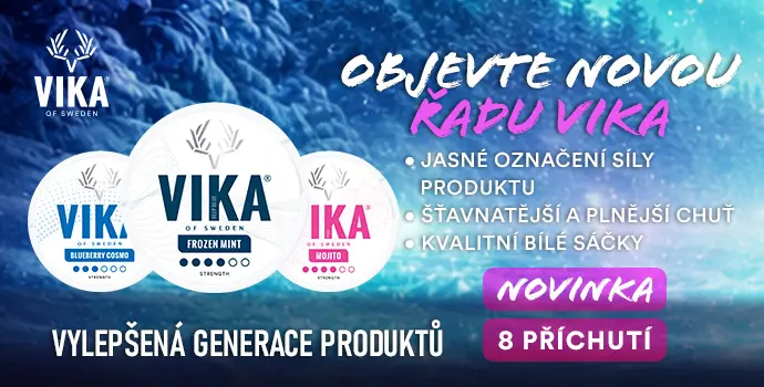 Vika 3.0 - new snus range - improved generation of products